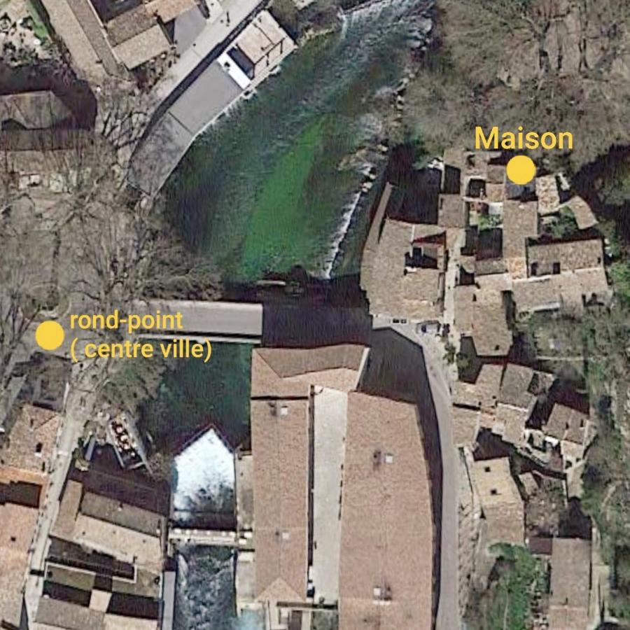 Maison Au Coeur De Fontaine De Vaucluse, Nichee Sur Le Rocher Et Surplombant La Sorgue Εξωτερικό φωτογραφία